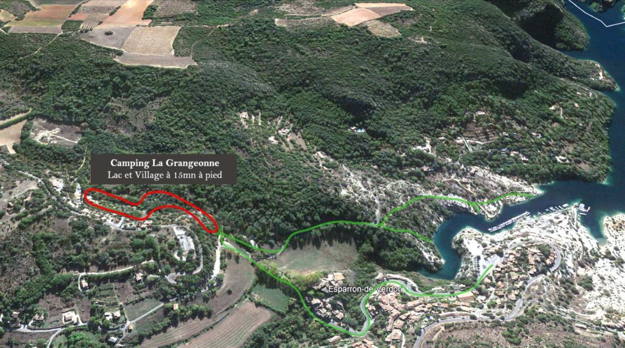 Camping La Grangeonne Esparron-de-Verdon Εξωτερικό φωτογραφία